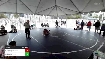 130 lbs Rr Rnd 5 - Sebastian Rodriguez, Coachella Valley WC vs Niko Dockery, Mat Time