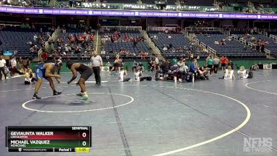 2A 285 lbs Semifinal - Michael Vazquez, McMichael vs Geviaunta Walker, Lincolnton