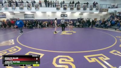 155 lbs Round 2 - Jesalyn Blair, Thermopolis vs Jordan Potter, Greybull MS