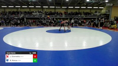 190 lbs Consolation - Jack Giannetto, Narragansett vs Ben Ronca, York