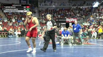 1A-285 lbs Cons. Round 2 - Francisco Honts, Wilton vs Antoni Solovi, Postville