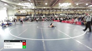 113 lbs Consi Of 8 #2 - Dominick Spadaro, Fairfield Warde vs Maximus Morse, Xavier
