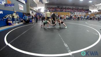 49 lbs Consi Of 8 #2 - Brylen Buckner, Weatherford Youth Wrestling vs Ladd O'Neal, CCYO