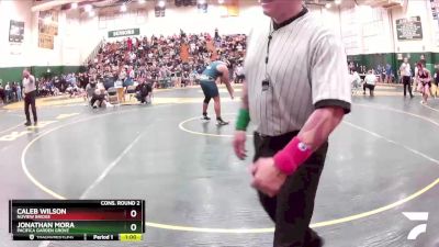 220 lbs Cons. Round 2 - Jonathan Mora, Pacifica Garden Grove vs Caleb Wilson, Nuview Bridge