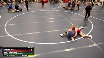 132 lbs 3rd Place Match - Arlo Brinkman, Mounds View Mustangs Wrestling Club vs Carter Pesta, Minnesota