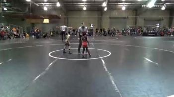 49 lbs Quarterfinal - Anterryo Banner, Hurricane vs Mason Huitt, Purebred Elite