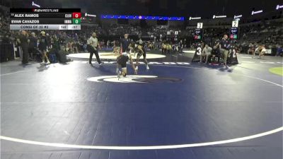 113 lbs Consi Of 32 #2 - Alex Ramos, Clovis West (CS) vs Evan Cavazos, Immanuel (CS)