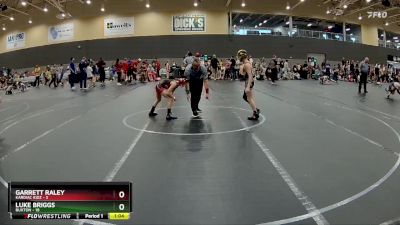 68 lbs Round 1 (6 Team) - Luke Briggs, Buxton vs Garrett Raley, Kardiac Kidz