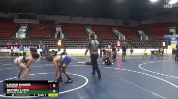 125 lbs Round 5 (6 Team) - Landon Manger, Ninja Elite vs Brayden Lutch, Metro All Stars