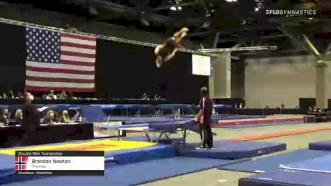 Brendon Newton - Double Mini Trampoline, Trevinos - 2021 USA Gymnastics Championships