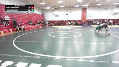 134 lbs Champ. Round 1 - Jayden Finley, Willits vs Dallas Adams, Antioch