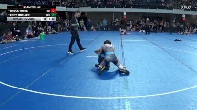 85 lbs Champ. Round 2 - Breck White, Immortal Athletics WC vs Eddy Mueller, Bison Wrestling Club