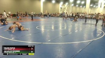 150 lbs Round 5 (10 Team) - Talon Maple, Funky Monkey vs Nicholas Souders, Anchor Wrestling