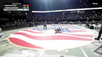 Quarterfinal - Kaden Haakinson, West Central vs Braylon Schell, Watertown