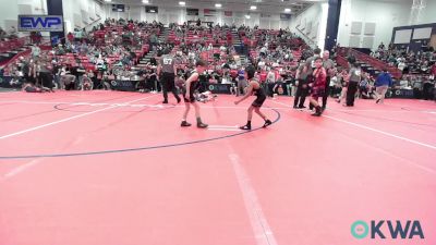 43 lbs Quarterfinal - Zion Allen, Team Of Hard Knox vs Slader Gibson, Team Guthrie Wrestling