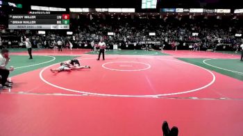 108 lbs Quarterfinal - Brody Miller, LVW2 vs Brian Waller, MVL1
