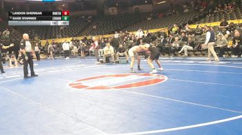 144 Class 3 lbs Cons. Round 3 - Landon Sherman, Winnetonka vs Gage Starnes, Lebanon