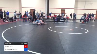 70 kg Cons 16 #1 - Ethan Barr, Golden Pride Wrestling Club vs Brennan Van Hoecke, Florida