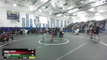 125 lbs Cons. Round 3 - Victoria Melgoza, Arlington vs Mercy Arcos, La Sierra