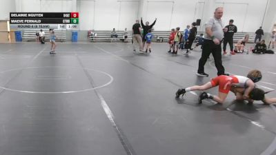 64 lbs Round 6 (8 Team) - Maeve Fernald, CTWHALE Blue vs Delainie Nguyen, 84 Athletes