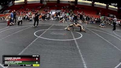 56 lbs Round 7 (8 Team) - Grayson LaGrow, Meridian Maniacs vs Conner Walker, Empyre WC Gold