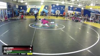 113 lbs Round 5 (8 Team) - Eli Rozier, Greasers vs Josh Sabbia, Griffin Fang