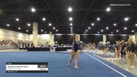 Madelyn Manternach - Floor, Russell Gym #1058 - 2021 USA Gymnastics Development Program National Championships