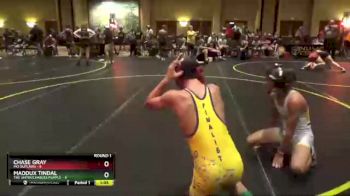 95 lbs Round 1 (4 Team) - Chase Gray, MO Outlaws vs Maddux Tindal, The Untouchables Purple
