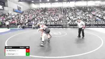 190 lbs Semifinal - William McCleary, Lehi vs Josh Biesinger, Maple Mountain