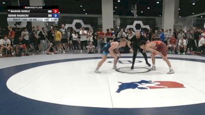 65 kg Champ. Rd Of 128 - Mason Goelz, Contenders Wrestling Academy vs Eddie Radecki, Blue Devil RTC