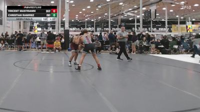 128 lbs Semifinal - Vincent Mastrianni, Team Shutt Garnett Trained - HSC vs Christian Ramirez, Ruthless - HSC