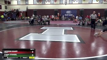 126 lbs Round 3 - Jackson Knapp, Lisbon vs Tysen Stangel, Osage