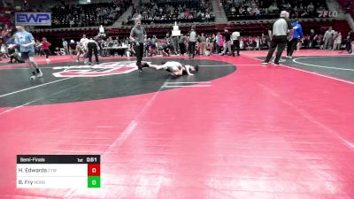 55 lbs Semifinal - Wyatt McCaskey, Warhorse Wrestling Club vs Waylon Cooper, Sperry Wrestling Club