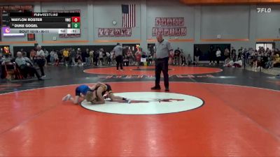 N-11 lbs Cons. Round 1 - Waylon Roster, Viking Wrestling Club vs Duke Gogel, DC Elite