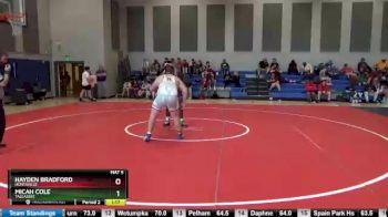 285 lbs Cons. Round 5 - Hayden Bradford, Huntsville vs Micah Cole, Tallassee