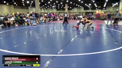 138 lbs Champ. Round 1 - Aaron Braud, Wrestling Academy Of Louisiana vs Landon Caviness, Black Hive