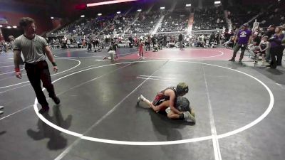 62 lbs Consolation - Brooks Duell, Burlington Youth Wrestling vs Grayson Burnett, Green River Grapplers