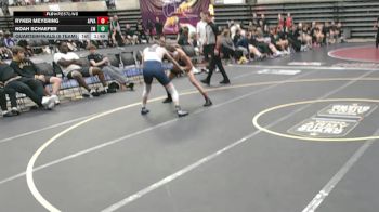 133 lbs Quarterfinals (8 Team) - Noah Schaefer, Zumbrota-Mazeppa, MN vs Ryker Meyering, Apple Valley, MN
