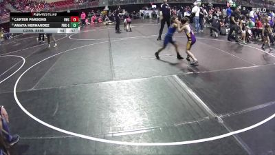 69-75 lbs Cons. Semi - Carter Parsons, Bridgeport Wrestling Club vs Amaya Hernandez, Plattsmouth Wrestling Club - Girls
