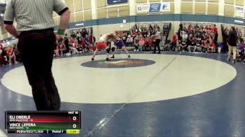 190 lbs Champ Round 1 (16 Team) - Vince Lepera, New Haven vs Eli Oberle, New Palestine