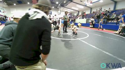67 lbs 3rd Place - Knox Perkins, Tahlequah Wrestling Club vs Cutter Bledsoe, Woodland Wrestling Club