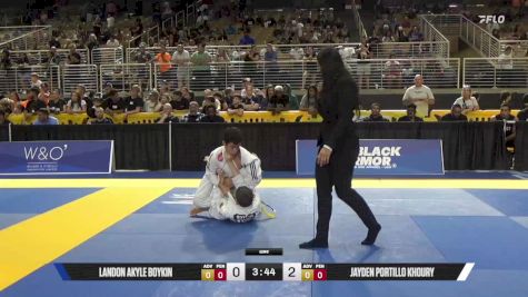 Jayden Portillo Khoury vs Landon Akyle Boykin 2025 Pan Kids Jiu-Jitsu IBJJF Championship