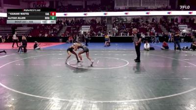 105 lbs Cons. Round 2 - Aliyah Allen, Borah vs Kanani Watts, Eagle