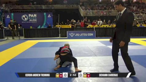 Giovanni Cardenas vs Korbin Andrew Frenning 2025 Pan Kids Jiu-Jitsu IBJJF Championship