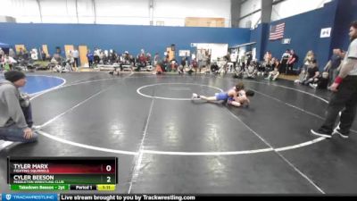 80 lbs Quarterfinal - Cyler Beeson, Middleton Wrestling Club vs Tyler Marx, Fighting Squirrels