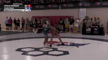 55 Finals kg Champ. Round 2 - Nicolas Enzminger, MatPac vs Caleb Noble, Toss Em Up Wrestling Academy