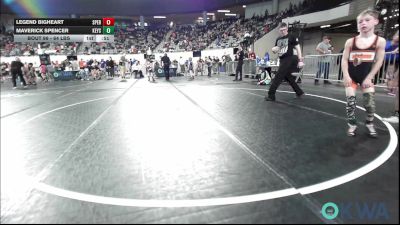 64 lbs Consi Of 4 - Legend Bigheart, Sperry Wrestling Club vs Maverick Spencer, Keystone Kids Wrestling Club