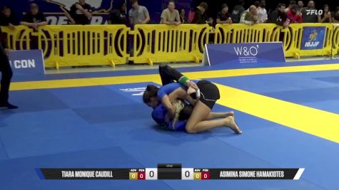 Asimina Simone Hamakiotes vs Tiara Monique Caudill 2025 Pan IBJJF Jiu-Jitsu No-Gi Championship
