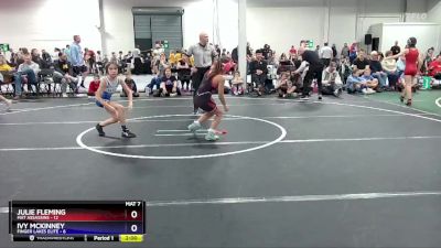 65 lbs Round 4 (6 Team) - Julie Fleming, Mat Assassins vs Ivy McKinney, Finger Lakes Elite