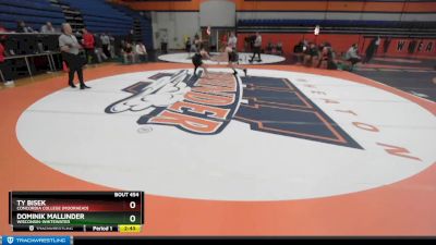 133 lbs Semifinal - Dominik Mallinder, Wisconsin-Whitewater vs Ty Bisek, Concordia College (Moorhead)